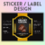 Sticker / Label Design